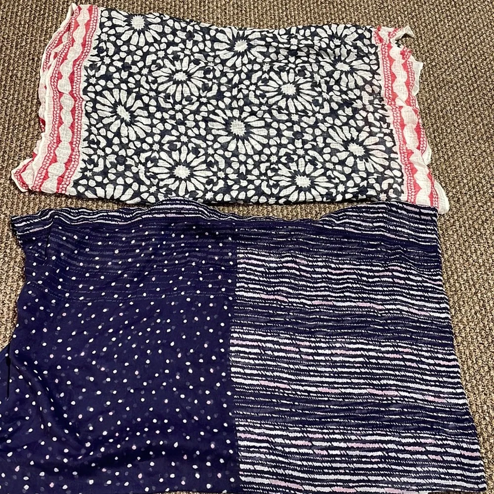 Set of 4 summer lightweight scarves - Banana Republic/Loft, two NWT - Picture 2 of 12
